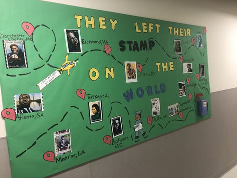 Legacy Projects School, Bhm Bulletin Board, History Bulletin Board Ideas, Month Bulletin Board Ideas, Sports Bulletin Boards, Elementary School Bulletin Boards, History Bulletin Boards, Middle School Bulletin Boards, February Bulletin Boards