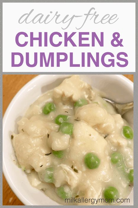 Chicken and Dumplings Dairy-Free Easy | Milk Allergy Mom Recipe Dumplings With Chicken, Most Popular Meals, Popular Meals, Milk Allergy Mom, Alpha Gal, Dairy Free Recipes Easy, Dairy Free Recipes Dinner, Chicken Dumplings, Milk Allergy