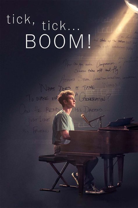 Jonathan Larson, Tick Tick Boom, Turning 30, Cinema Posters, Andrew Garfield, Theatre Kid, Movie List, Create Something, Film Posters