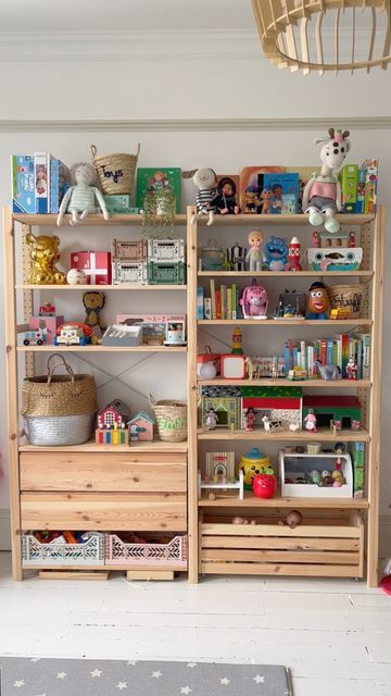 Ikea Ivar Toys, Billy Bookcase Kids Room, Ivar Kids Room, Alexandra Stedman, Alex Stedman, Ivar Regal, Kids Rooms Inspo, Ikea Ivar, Room Hacks