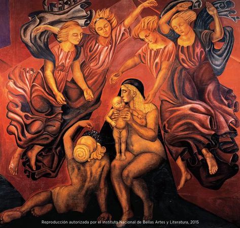 5 murales de José Clemente Orozco en la CDMX - Máspormás Jose Clemente Orozco, Mexican Revolution, Latino Art, Modern Christian Art, Social Realism, Classic Paintings, Indigenous Art, Mexican Art, Mural Painting