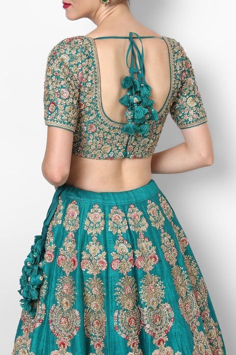 Lahenga Design Blouse, Blouse Designs For Lengha, Blouse Back Designs For Lehenga, Blouse Design On Lehenga, Back Blouse Designs For Lehenga, Lahanga Blouse Design, Bridal Lengha Blouse Designs, Lengha Blouse Design, Latest Lengha Blouse Designs