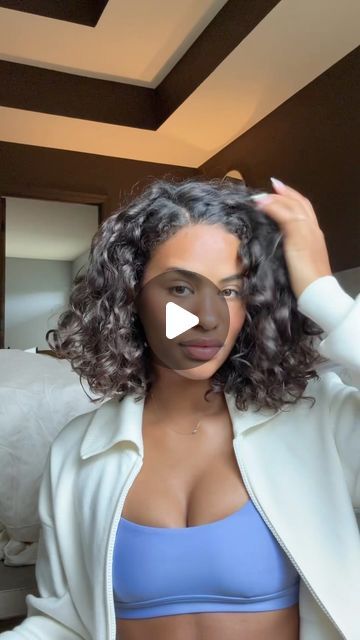 Kendra Bailey on Instagram: "Figured out how to style my hair curly finally 🤍

Products 
@cecred - moisture sealing lotion
@davinesofficial - volumizing mouse
Eco styler gel 
@livingproofinc - Volume & Texture Spray 
@dysonbeauty

Outfit from @alo 🫶🏽🤍" Kendra Bailey Hair, Kendra Bailey Instagram, Kendra Bailey, Poc Women, Eco Styler Gel, Style My Hair, Texture Spray, Texturizing Spray, Women Art