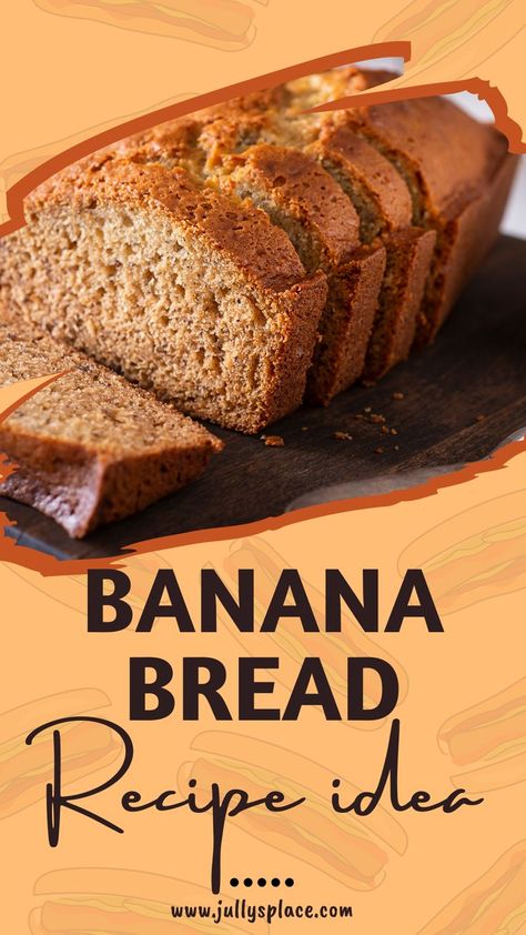 BANANA BREAD recipe idea, homemade banana bread, banana bread recipe Ultimate Banana Bread Recipe, Sourdough Banana Bread, Homemade Banana Bread, Easy Banana Bread Recipe, Kitchen Smells, Overripe Bananas, Cinnamon Milk, Ripe Bananas, Banana Bread Recipe