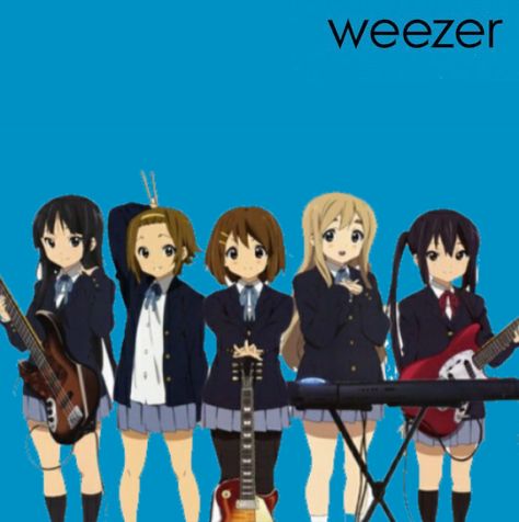 Weezer Matching Pfp, Weezer Album Cover, Weezer Pfp, Weezer Poster, Weezer Blue, Rivers Cuomo, Backpack Decoration, Buddy Holly, Ios App Icon Design