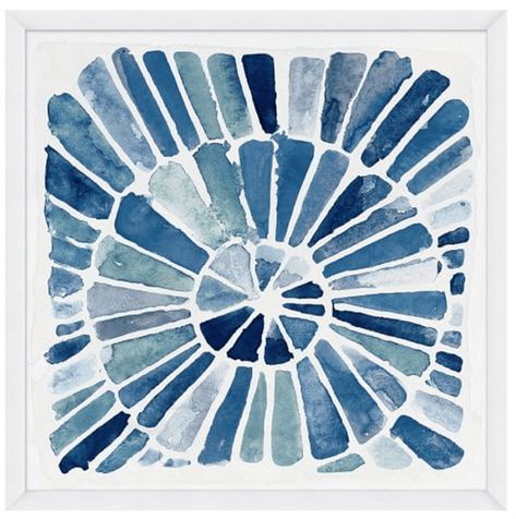 Cell Art, Blue Wall Art, Watercolor Inspiration, Lesson Ideas, Mirror Art, Blue Art, Diy Wall Art, Abstract Watercolor, Wall Art Designs