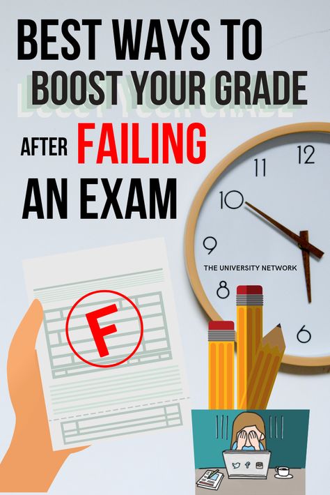 Don’t worry if you failed an exam - there are many simple ways to get your grades back on track, if you set your mind to it! Here are five steps to boost your grade after failing an exam. Failing An Exam, Studying Hacks, College Printables, Hope College, Exam Revision, College Financial Aid, College Club, College Study Tips, College Preparation