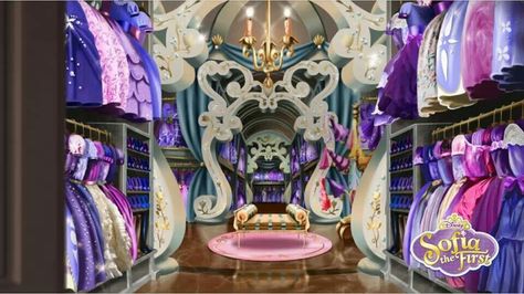 Disney Sofia The First Aesthetic, Sofia The First Room, Sofia The First Dress, Princesa Sophia, Disney Princess Sofia, Princess Sofia The First, Anime House, Cartoon House, Princesa Disney