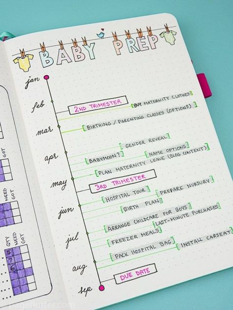 20+ Bullet Journal Ideas for Pregnancy Ivf Journal Ideas, Bullet Journal Pregnancy, Pregnancy Diary Ideas, Pregnancy Journal Diy, Baby Journal Ideas, Pregnancy Bullet Journal, Pregnancy Scrapbook, Minimal Baby, Pregnancy Tracker