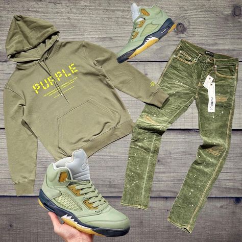 Jordan 5 Jade Horizon Outfit, Retro 5 Jordans Outfit, Retro 5 Jordans, Jordan 5 Jade Horizon, Jordan Retro 5, Olive Style, Jordan Outfit, Air Jordan 5, Jordan 5