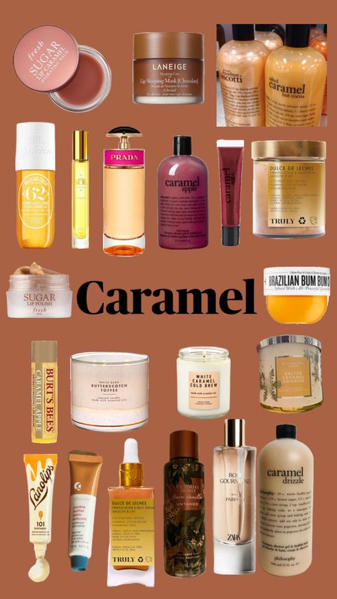 For my caramel scent girlies #caramel #caramelgirl #scent #smellgood #fragrance #fall #fallgirlaesthetic Best Fall Scents, How To Smell Like Salted Caramel, Caramel Scented Products, Caramel Perfume For Women, How To Smell Like Caramel, Caramel Skin Care, Signature Scent Ideas, Caramel Smell, Smell Like Caramel