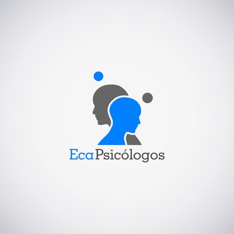 Psychology Clinic Logo, Psikologi Logo, Psychology Logo Design, Psychology Logo, Therapist Logo, Education Clipart, Association Logo, Make Your Own Logo, Negative Space Logos