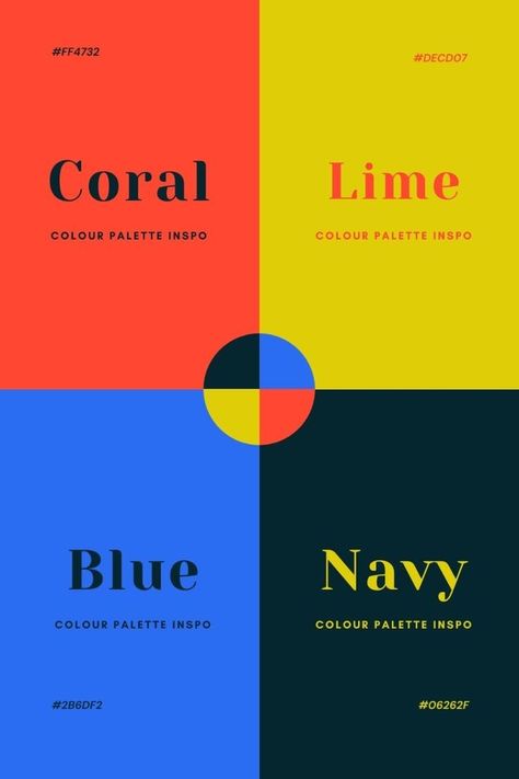 Bright Primary Color Palette, Bold Primary Color Palette, Striking Color Combinations, Cool Bright Color Palette, Brutalist Color Palette, Brand Color Combinations, Bold Color Combinations, Bright Bold Color Palette, Unisex Color Palette