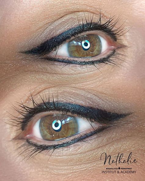 Ginger Tattoo, Eyeliner Under Eye, Permanent Makeup Eyeliner, Permanente Make-up, Permanent Eyeliner, Eyeliner Tattoo, Eyeliner Styles, Make Me Up, Permanent Makeup