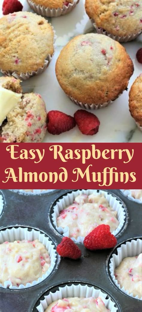 Almond Meal Muffins, Muffin Top Recipes, Raspberry Muffin Recipes, Mixed Berry Muffins, Greek Yogurt Muffins, Almond Flour Muffins, Vanilla Muffins, Almond Muffins, Yogurt Muffins