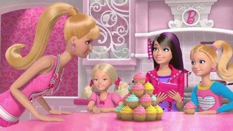 Cupcakes Barbie Life In The Dreamhouse, Chelsea Barbie, Life In The Dreamhouse, Barbie Dreamhouse, Best Cartoons Ever, Barbie Life, Barbie Party, Good Cartoons, Barbie Dream House