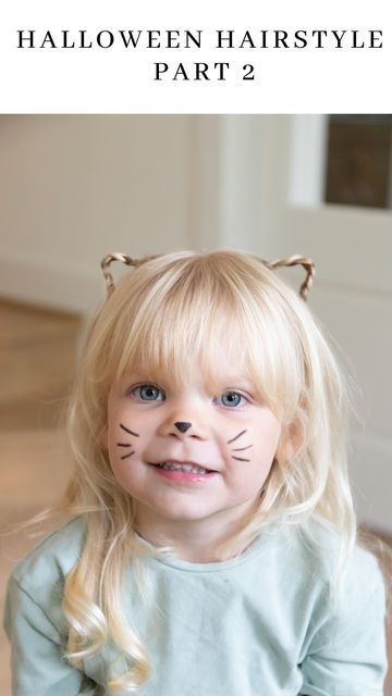 Lauren Reed on Instagram: "🐈‍⬛ I’m loving these adorable cat ears! It’s the perfect hairstyle for Halloween and SO easy to do!! 

Comment CAT for links to the hair products we use

Which Halloween style would you like to see next??

#halloweenhairstyles #halloweenhair #kidshairstyles #kidshair #momsofinstagram #momssupportingmoms #hairstyles #hairtutorial #spookyseason #hairideas #halloween #catears #halloweencostume #easyhairstyles" Perfect Hairstyle, Halloween Style, Halloween Hair, Halloween Fashion, Girl Hair, Perfect Hair, Hair Products, Cat Ears, Kids Hairstyles