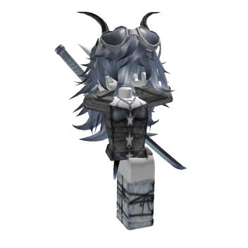 Blue Roblox Outfits, Moon Avatar, Moonlight Outfit, Goth Roblox Avatars, Emo Roblox Outfits, Roblox Character, Character Girl, Fuzzy Hoodie, Roblox Emo Outfits