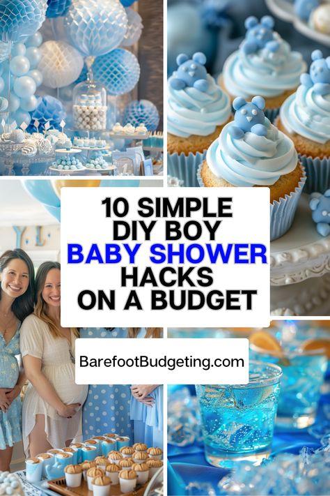 🚀 Transform your baby shower with these easy DIY hacks! 🎉 Perfect for boys, these ideas are both budget-friendly and adorable. 💙 From unique decorations to fun games, your shower will be unforgettable. 🎁 Check out our top 10 picks now! Baby Shower Ideas For Boys Games, Bluey Baby Shower Theme, Quick Baby Shower Ideas, Easy Baby Shower Centerpieces For Boys, Table Decorations For Baby Shower Boy, Baby Boy Food Shower Ideas, Baby Shower Budget Ideas, Baby Shower For Boys Ideas, Backyard Baby Shower Ideas Boys