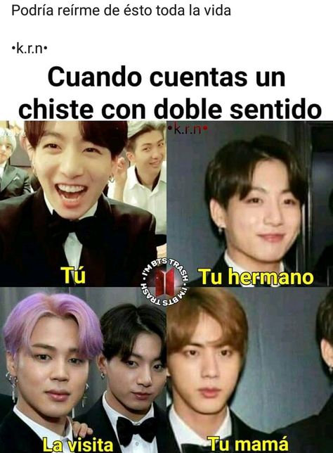 Blackpink Memes, K Wallpaper, Kpop Funny Bts, Bts Chibi, I Love Bts, Meme Faces, Bts Lockscreen, Kpop Funny, In Spanish