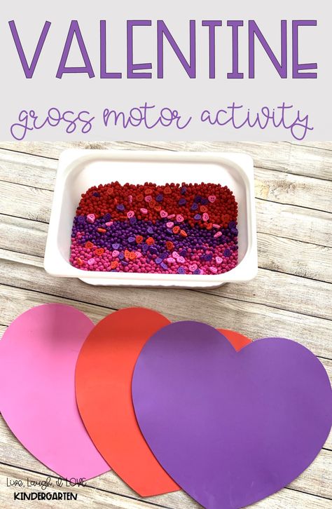 Gross Motor Activity, Gross Motor Activities, Activities For Toddlers, Valentines Day Activities, Sensory Bin, Teacher Blogs, Gross Motor, Motor Activities, Sensory Bins