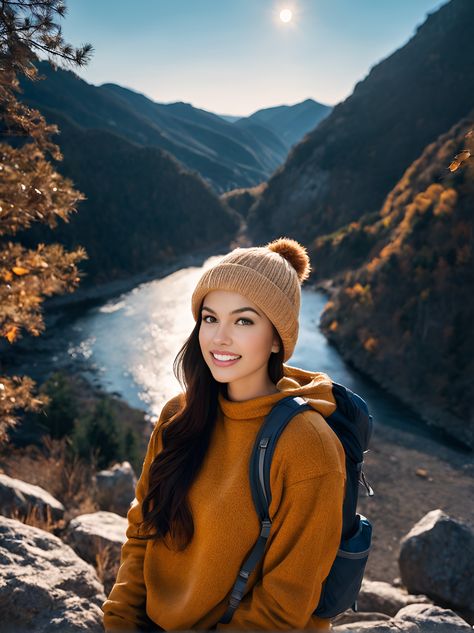 Who’s going for hike with me ? ☺️ Hike Photos, Ootd Hiking, Outfit Trekking, Hiking Photo Ideas, Hiking Pose, Hiking Photoshoot, Hiking Poses, Barcelona Photography, Hiking Photos