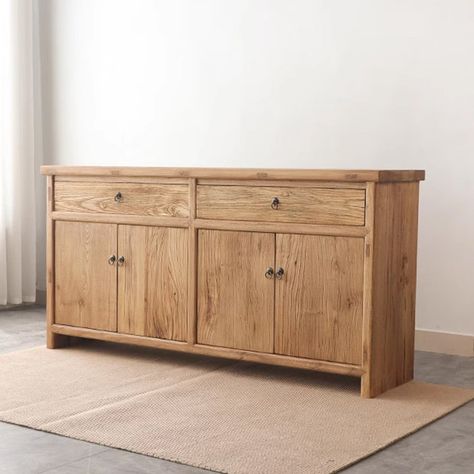 Loon Peak® Graviett 62.99 Sideboard | Wayfair Door Accent Cabinet, Solid Wood Sideboard, Wood Accent, Accent Doors, Wood Sideboard, Accent Cabinet, Side Cabinet, Sideboard Buffet, Buffet Table