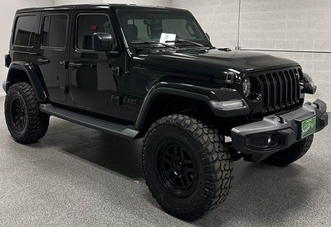 Jeep Wrangler Unlimited JL Sahara Altitude Black Lifted Jeep Wrangler, Sahara Wrangler Jeep, Black Jeep Wrangler Unlimited, Black Jeep Wrangler, Lifted Jeep Wrangler, Wrangler Unlimited Sahara, Jeep Wrangler Unlimited Sahara, Wrangler Sahara, Black Jeep