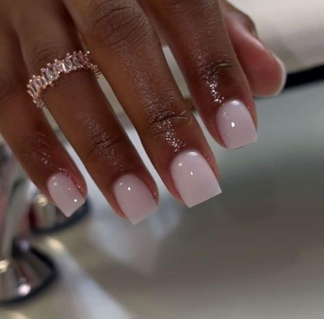 KIOR HER - Maturing is realizing short nails are better.... Overlay Nails, Milky Nails, Short Square Nails, White Acrylic Nails, Work Nails, Her Nails, Short Square Acrylic Nails, Classy Acrylic Nails, Acrylic Nails Coffin Short