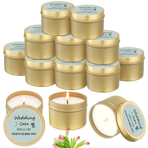 PRICES MAY VARY. Exceptional Quantity in Exquisite Package: included in your purchase are 8 pcs bridesmaid proposal candles, these beautifully packaged candle gifts not only show your thoughtful consideration for your bridesmaids but also bring the warmth and sweet symbol of your wedding celebration to them Splendidly Compact and Convenient: this engaged candle comes at a size of about 1.57 x 2.36 inches, and about 4 oz in capacity, making it a handy and easily portable present, its non imposing Rustic Bridesmaid Proposal, Bridesmaid Candles, Bridesmaid Proposal Candle, Bridal Candles, Best Friends Wedding, Proposal Candles, Engagement Candle, Bridesmaid Candle, Specialty Candles