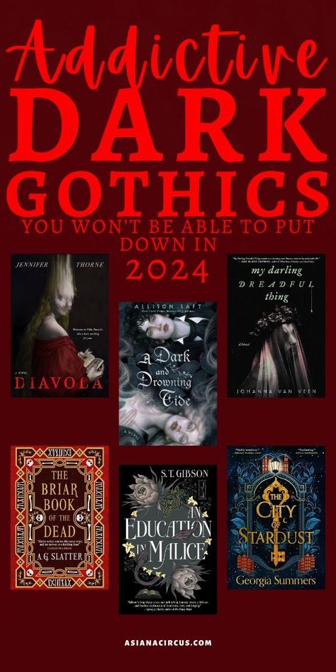 Read the most addictive gothic books for adults and YA readers. Horror Fantasy Books, Gothic Fantasy Books, Horror Romance Books, Gothic Horror Books, Gothic Books Aesthetic, Dark Books Aesthetic, Goth Literature, Gothic Literature Aesthetic, Horror Books Aesthetic