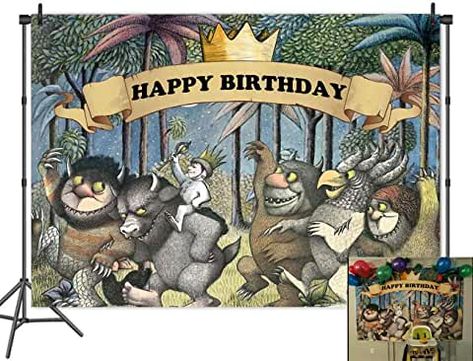 Amazon.com: wild one animals Wild Things Party, Birthday Baby Boy, Digital Sign, Wild One Birthday Party, Digital Signs, Birthday Photography, Shower Bebe, Studio Props, Baby Shower Pumpkin