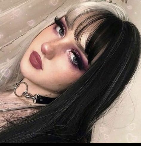 Egirl Aesthetic Makeup, Egirl Aesthetic, E Girl, Aesthetic Makeup, Hair Hairstyles, Black Hair, The Year, Hairstyles, Halloween