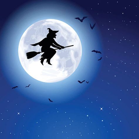 15,200+ Witch Silhouette Illustrations, Royalty-Free Vector Graphics & Clip Art - iStock | Halloween, Pumpkin, Halloween skeleton Witch Flying On Broom, Ghost Silhouette, Witch On A Broom, Witch Flying, Witch Silhouette, Halloween Symbols, Pumpkin Vector, Moon Silhouette, Halloween Graphics