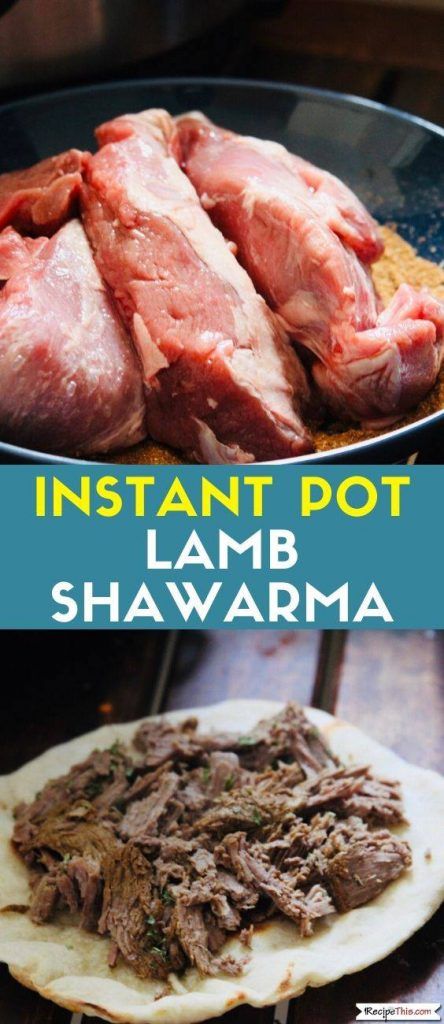 Instant Pot Lamb Shawarma. How to make lamb shawarma at home using the instant pot pressure cooker. An easy to source mildly spiced marinade along with tender lamb makes this the perfect instant pot dump and start middle eastern recipe. #lamb #lambrecipes #instantpotlamb #lambshawarma Lamb Shawarma Recipe, Shawarma At Home, Lamb Shawarma, Shawarma Ingredients, Instant Pot Dump, Eastern Recipe, Shawarma Seasoning, Homemade Flatbread, Shawarma Recipe