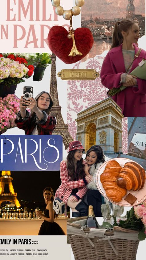 Emily In Paris Moodboard, Emily In Paris Aesthetic, Paris Wallpapers, Paris Mood Board, In Paris Aesthetic, Emily Em Paris, Anna And The French Kiss, Paris Ideas, Paris Vibes