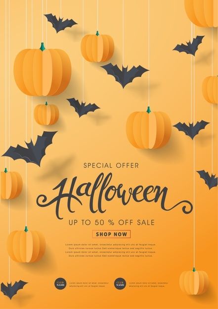 Happy halloween calligraphy with paper bats and pumpkins. banner special offer sale. Premium Vector Halloween Sale Design, Halloween Banner Design, Halloween Email Design, Halloween Calligraphy, Paper Bats, Halloween Theme Party, Halloween Promotions, Halloween Social, Ads Creative Advertising Ideas