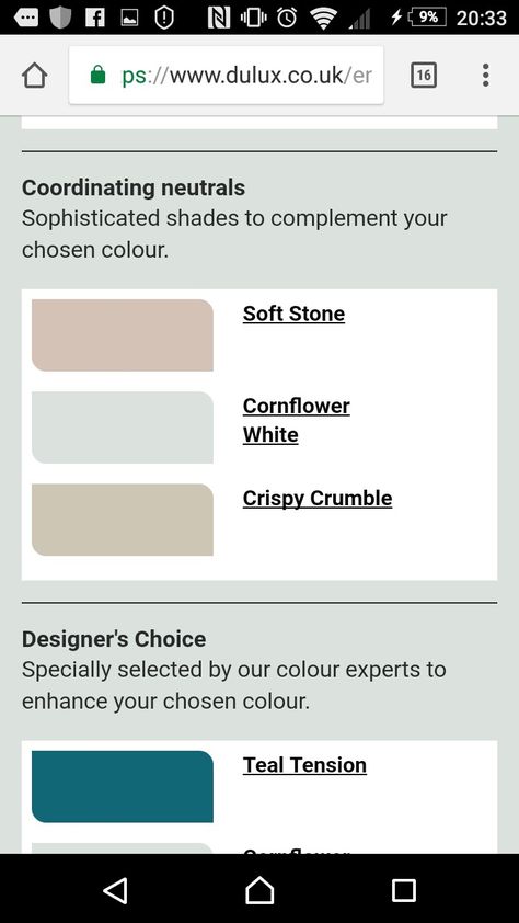 Colour palette for Dulux Cornflower white. For kitchen Dulux Cornflower White, Cornflower Blue Bedroom, Cornflower White, Liberty Blue, Blue Bedroom, White Bedroom, Cornflower Blue, Interior Ideas, Colour Palette