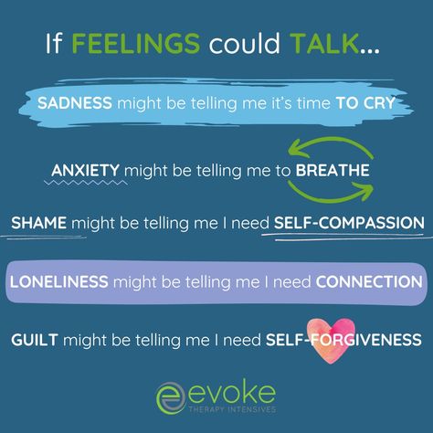 If Feelings Could Talk... 💬 Imagine if emotions had a voice, what would they say? 🤔 Our feelings carry stories waiting to be heard. Let's lend an empathetic ear, for within the language of emotions lies profound wisdom. 🌟💭 -- -- -- #FeelingsSpeak #EmotionalLanguage #ListenWithEmpathy #ExpressYourself #EmbraceEmotions #EvokeWellness #HeartfeltConversations #EmotionalWisdom #EvokeTherapy #EvokeIntensives Imagine If, Self Compassion, Self Care, Self Love, Let It Be, Feelings