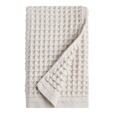 Retro Kitchen Appliances, Decorative Hand Towels, Hand Towels Bathroom, Cost Plus World Market, Cotton Hand Towels, Kitchen Hand Towels, Towel Collection, Waffle Weave, World Market