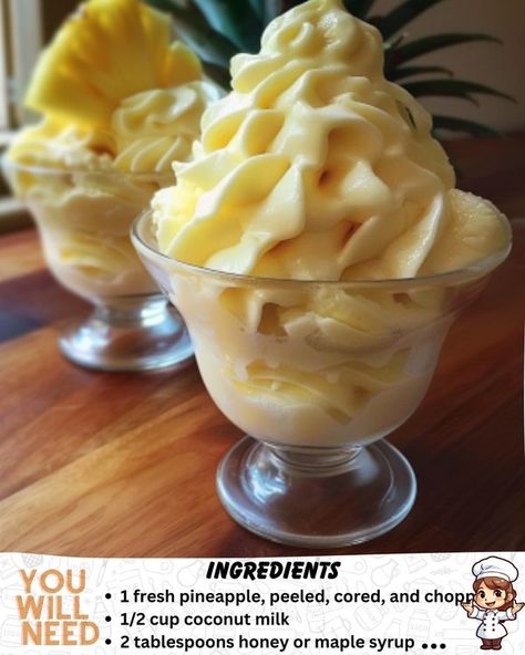 Grandma's Old Recipes Dole Whip Recipes, Pineapple Cottage Cheese, Whip Recipes, Low Calorie Pancakes, Pineapple Soft Serve, Dole Whip Recipe, Pineapple Whip, Cottage Cheese Recipes, Pineapple Smoothie