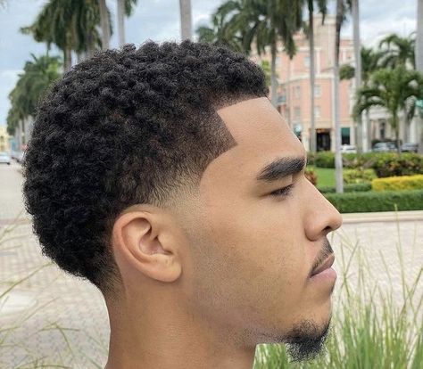 Afro Fade Haircut, Taper Fade Afro, Afro Hair Fade, Temp Fade Haircut, Taper Fade Short Hair, Fade Haircut Curly Hair, Low Taper Fade Haircut, Taper Fade Curly Hair, Men Fade Haircut Short