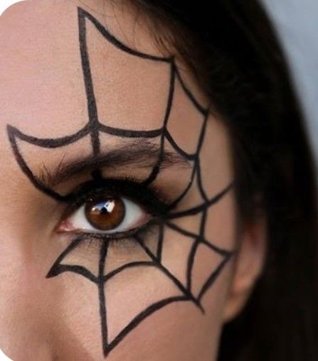 Maquillage Halloween Simple, Spider Makeup, Halloween Gesicht, Halloweenský Makeup, Halloween Make-up Looks, Kostuum Halloween, Holloween Makeup, Kostum Halloween, Smashbox Cosmetics