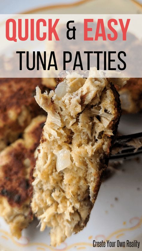 Quick Easy Healthy Lunch, Tuna Patties Healthy, Tuna Croquettes, Tuna Patties Easy, Tuna Patties Recipes, Tuna Fish Recipes, Salt Free Recipes, Easy Healthy Lunch, Fish Patties