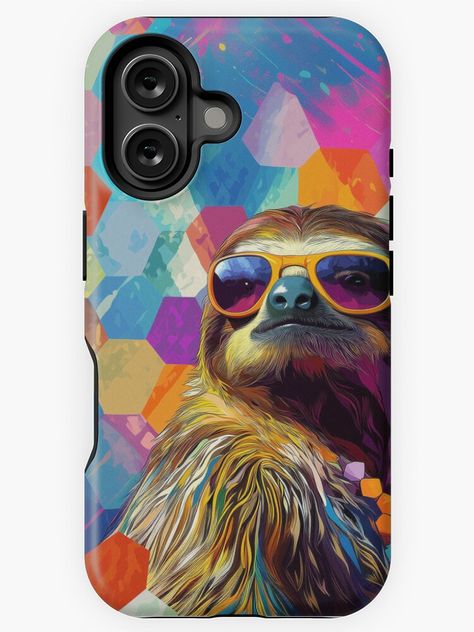 "Let's have a sloth party!" iPhone Case for Sale by GagamellGray Sloth Party, A Sloth, Sloth, Iphone Case, Iphone Cases, Let It Be, Iphone, For Sale