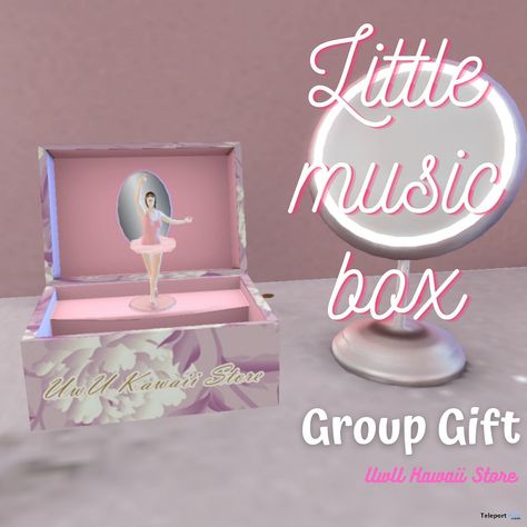 Kawaii Store, Musical Box, Group Gifts, Sims 4 Cc, Sound Of Music, Music Box, Second Life, Gift Boxes, Sims 4