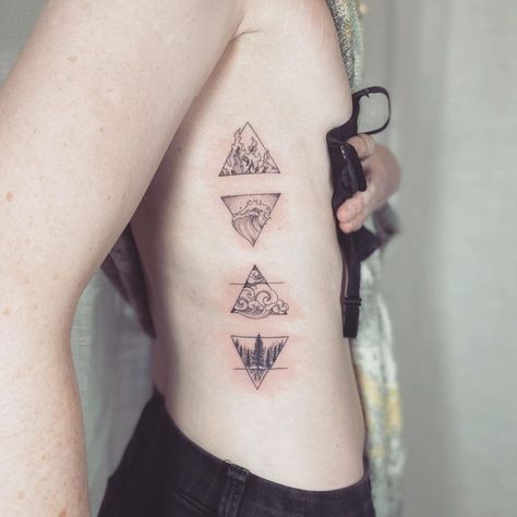 Air Element Tattoo, Element Tattoo Ideas, Earth Sign Tattoo, Four Elements Tattoo, Instagram Elements, Element Tattoo, Roots Tattoo, Adventure Tattoo, Earth Tattoo