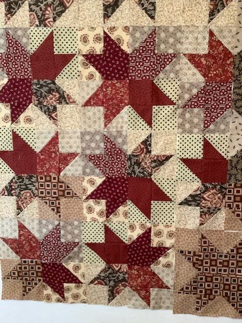 Ohio Star Quilts, Red Quilts Ideas, Quilt Settings, Charity Ideas, Quilt Star, Sewing Quilts, Quilt Retreat, Scrappy Quilt Patterns, Scrap Busters