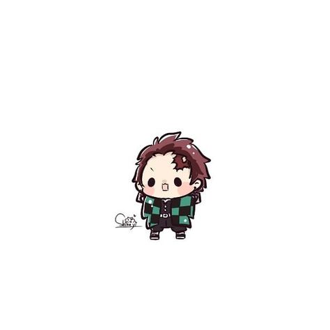 Demon Slayer Tanjiro Chibi, Tanjiro Cute Chibi, Cute Tanjiro, Kamado Squad, Chibi Tanjiro, Tanjiro Cute, Baby Tanjiro, Tanjiro Fanart, Natsuki Hanae