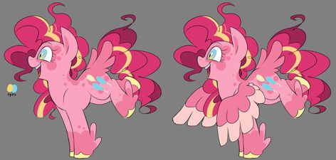 Pinkie Pie Redesign, Mlp Redesigns, Mlp Fan Art, My Little Pony Characters, My Little Pony Drawing, Mlp Pony, My Little Pony Pictures, Pony Drawing, Pinkie Pie